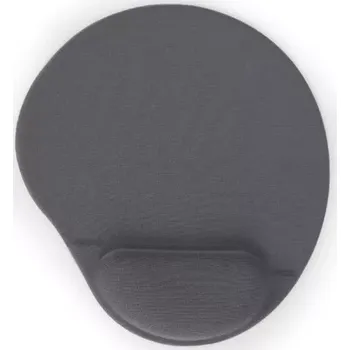 Podložka pod myš GEMBIRD Gel mouse pad with wrist support, grey MP-GEL-GR