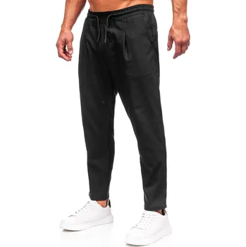 Černé pánské textilní kalhoty Bolf 6193 - 36/XL