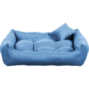 Pelíšek pro psa BOHO obdélníkový pelech pro psa, světle modrý - 55 cm x 45 cm