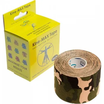 Tejpovací páska Kinesiologický tejp Kine-MAX Super-Pro Cotton kinesio Camo