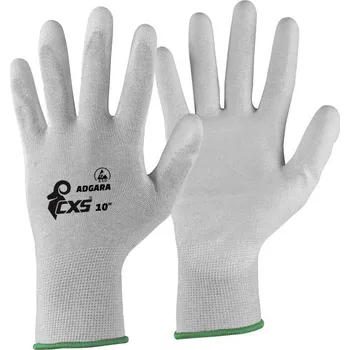 Pracovní rukavice CXS Rukavice ADGARA, antistatické, ESD, povrstvená dlaň a prsty, vel. 07