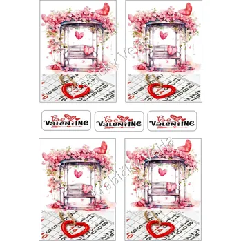 Jedlá dekorace na dort Fondánový list A4 motiv "Plaketa obdelník" 6x6 cm