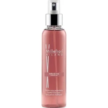 Osvěžovač vzduchu Millefiori Milano Ambra & Rosa bytový sprej 150 ml