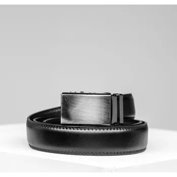 Opasek Černý pánský koženkový pásek Bolf 52 - 130 cm