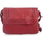 Noelia Bolger dámská kožená crossbody kabelka červená NB 2026 red