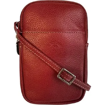 Kabelka KATANA kožené pouzdro na mobil červené 69323-08