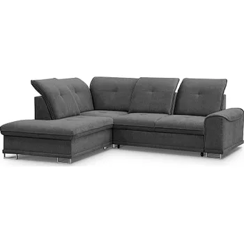 Sedací souprava BAHAMY - Levá sed. souprava, látka TMAVĚ ŠEDÁ Matana dark grey 05(Boss=3balíky) - kolekce "MRS" (K250)