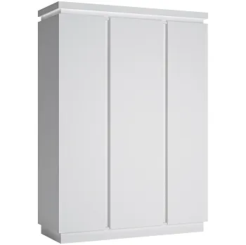 Pohovka CANTUS (LYOS102) -SKŘÍŇ 3D lamino bílá/ bílá lesk (W) (5BALÍKŮ)(K150)