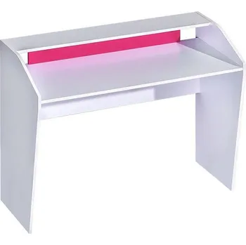 Psací stůl TRUFEL 9- Psací stůl 120 (Trafiko 9) - bílá/růžová (DO) (K150-Z)