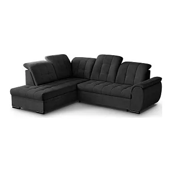 Sedací souprava BENTO - Levá rohová sedací souprava - látka VARDO 19 - grafitová (Bali=2balíky) - kolekce "MRS"(K250-Z)