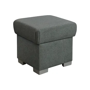 Taburet HORTENZIE -taburet 52x52 (HESTIA TAB), látka SS22 TM.ŠEDÁ, kolekce "FN" (K250)NOVINKA