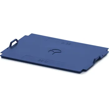 Víka pro R-KLT - Safírová modrá - materiál: PP - R-KLT-D 35