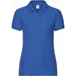 Fruit of the Loom Dámské směsové polo s bočními rozparky Barva: modrá královská, Velikost: M F517