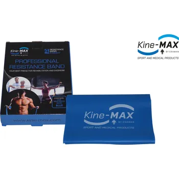 Posilovací guma Kine-MAX Resistance Band Level-4 modrá