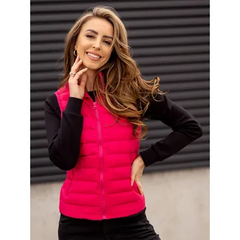 Růžová dámská prošívaná vesta Bolf 23077 - L