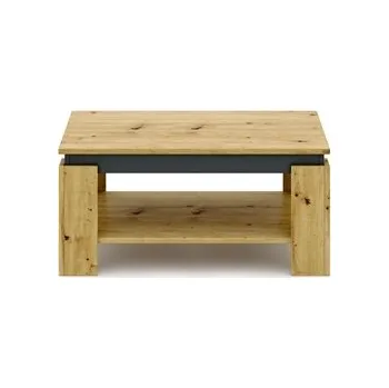 Konferenční stolek TRENDY AGATA obdélník - konferenční stolek 90x50, lamino DUB ARTISAN/ ANTRACIT (AGAVADAAT90= 1 BALÍK) (S)(K150-E)NOVINKA