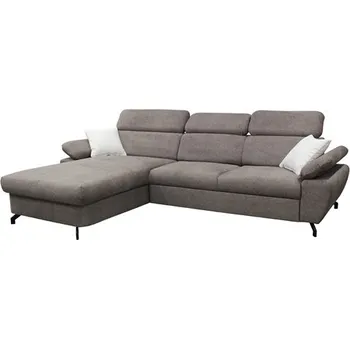 Sedací souprava OPTIMAL II TRENDY - Levá sedací souprava látka HNĚDÁ BUBBLE 4/ polštářky BUBLE 1 (OMEGA =3BALÍKY)(FI) kolekce - "F"(K250) NOVÁ LÁTKA