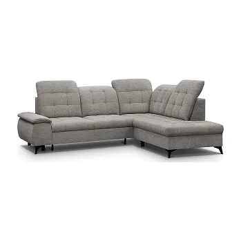 Sedací souprava BELFORT - Pravá rohová sedací souprava - látka GEMMA 11-SVĚTLE HNĚDÁ (Betty=2balíky) - kolekce "MRS"(K250)