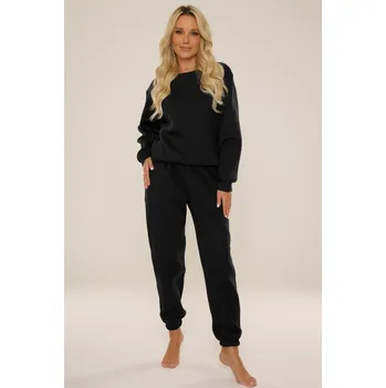 DÁMSKÁ TEPLÁKOVÁ SOUPRAVA 812 černá XL