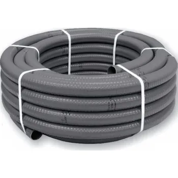 Bzénová PVC Flexi hadice - 75mm externí (65mm interní) - 25m - ES, šedá, 25kg (317746)