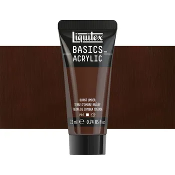 Vodová barva Akrylová barva Liquitex Basics - Burnt Umber Balení: 22 ml
