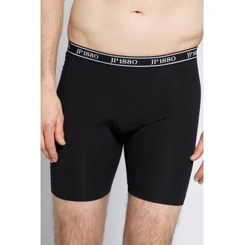 Boxerky JP1880, Plus size Dlouhé boxerky, FLEXNAMIC®, spodní prádlo, JP1880 komfortní pas pro plnoštíhlé nadměrná velikost, 711242130-1451, černý, 6XL, Plus size oblečení, Oblečení pro vysoké muže, Nadměrné velikosti, Oblečení pro plnoštíhlé.