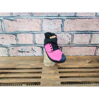 Dámská zdravotní obuv Pegres zimní BF40 růžová s černým okopem Velikost EU: 25, vnitřní délka: 158, vnitřní šířka: 69