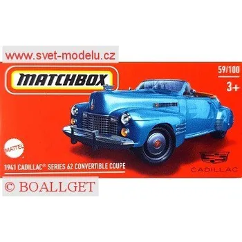 autíčko AUTÍČKO MATCHBOX DRIVE YOUR ADVENTURE HVP97 CADILLAC SERIES 62 CONVERTIBLE COUPE 1941