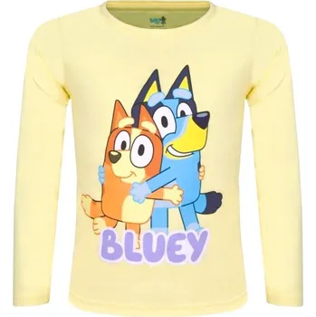 Dívčí tričko TRIKO BLUEY dlouhý rukáv (žluté) Velikost: 4