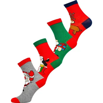 Pánská móda Dámské barevné sváteční ponožky Bolf M798-4P 4 PACK - 35-41