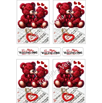 Přisada na vaření a pečení Fondánový list A4 motiv "Plaketa obdelník" 6x6 cm