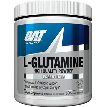 Aminokyselina GAT Sport L-Glutamin - vysoce kvalitní prášek (300 g)