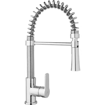 Vodovodní baterie JB Sanitary Baterie do kuchyně, stojánková dřezová baterie s vytahovací sprškou MIRAM M10 25 00