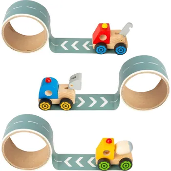 Dětské zboží small foot Stavební stroj s cestou 1 ks