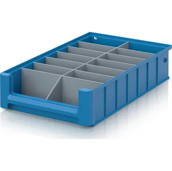 paleta Přihrádky RK - Stříbrošedá - materiál: PP - RK GEF 4209