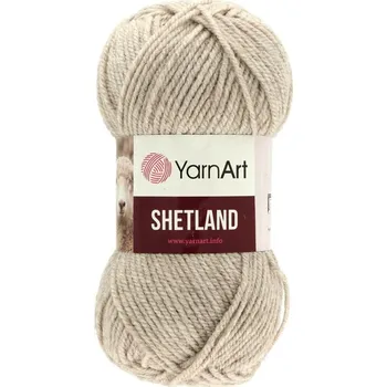 YarnArt Shetland 504 světle hnědá