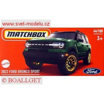autíčko AUTÍČKO MATCHBOX DRIVE YOUR ADVENTURE HVP79 FORD BRONCO SPORT 2022