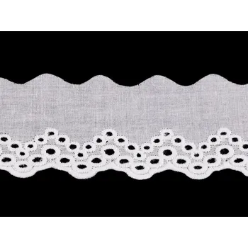 Galanterie Bavlněná madeira - štykování šíře 50 mm