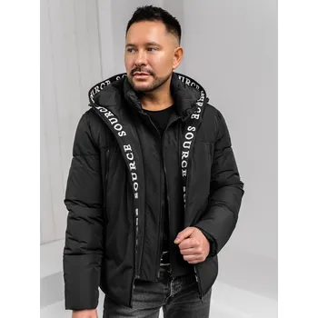 Černá pánská zimní bunda Bolf 22M330A1 - L/52