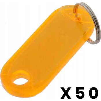 PŘÍVĚSEK na klíče PŘÍVĚSEK NA KLÍČE oboustranná ORANŽOVÁ