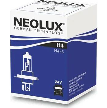 Autožárovka NEOLUX H4 24V 75/70W P43t 1ks N475