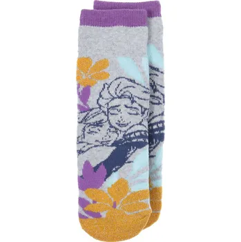 Dívčí termo ponožky DISNEY FROZEN ANNA a ELSA šedé Velikost: 27-30