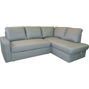 Pohovka MIAMI (MODERN) -Pravá sedací soupra ,korpus eco/sedák, opěrák kůže Madras Stein Grau - šedá , kolekce "B" (Z) (PY)(K250-E)