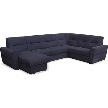 Sedací souprava AMELIE U-PRAVÁ -OTTB+3BBZF+ROH+2BZP, rohová sedací souprava, látka GRAFITOVÁ Matana 05(ANNE=4balíky)kolekce "MP" (K250-Z) NOVINKA