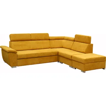 Sedací souprava FONDUE II - Levá - sedací souprava látka hořčicová Alfa 120 kolekce "FE" (FE)(K250-E)