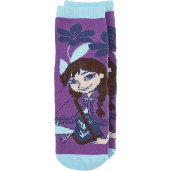 Dívčí termo ponožky DISNEY FROZEN ANNA fialové Velikost: 27-30