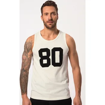 JP1880, Plus size Tílko JP1880, 80 vločkový potisk, kulatý výstřih, do 8XL pro plnoštíhlé nadměrná velikost, 827084200-1907, bílý, 8XL, Plus size oblečení, Oblečení pro vysoké muže, Nadměrné velikosti, Oblečení pro plnoštíhlé.