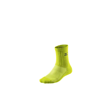 Pánské ponožky ponožky Mizuno Volley Socks Medium - zelené Velikost: M (5 - 6.5 UK / 38 - 40 EUR)
