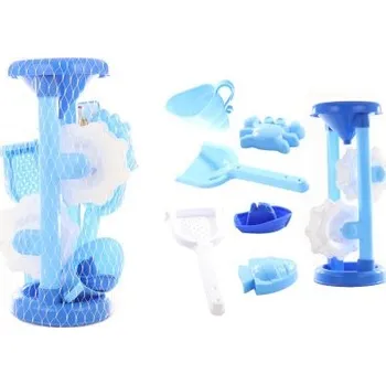 Hračka na písek Mlýnek modrý s bábovkami