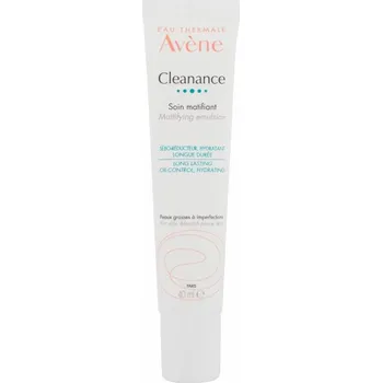 Pleťová emulze Avène Cleanance Mattifying Emulsion zmatňující emulze na mastnou problematickou pleť 40 ml